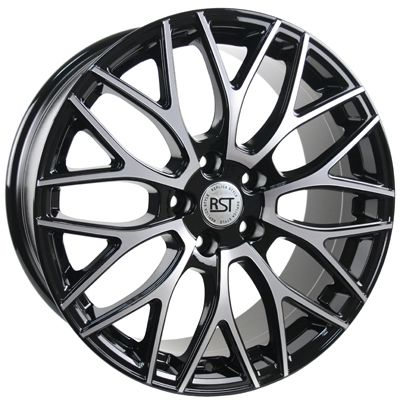 Диски RST R098 8 х 18 5*108 Et: 45 Dia: 63.3 черный с проточкой глянцевый