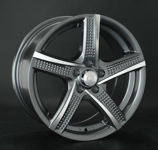 Диски LS wheels LS 758 7.5 х 17 5*114,3 Et: 45 Dia: 73.1 серый с полировкой
