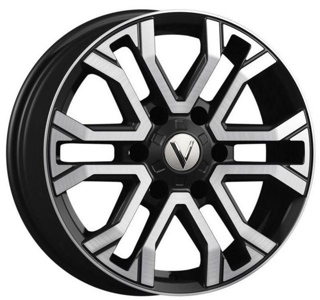 Диски N2O V2254 7.5 х 17 6*139,7 Et: 46 Dia: 67.1 черный с проточкой глянцевый