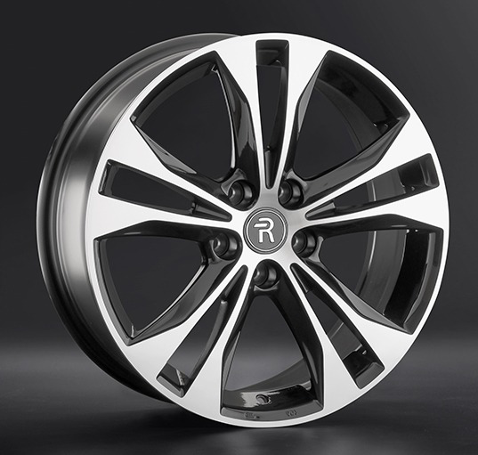 Диски Replay FD199 7.5 х 18 5*114,3 Et: 37.5 Dia: 70.6 черный полностью полированный