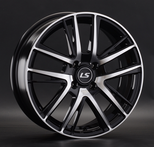 Диски LS wheels LS 917 6.5 х 17 5*114,3 Et: 40 Dia: 67.1 черный полностью полированный