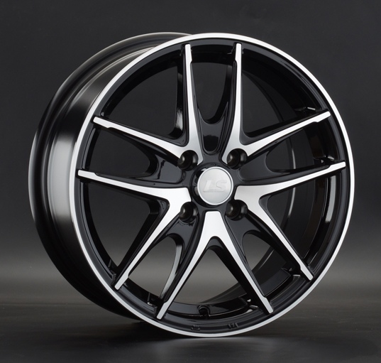Диски LS wheels  LS 855 6.5 х 15 5*114,3 Et: 38 Dia: 73.1 черный полностью полированный
