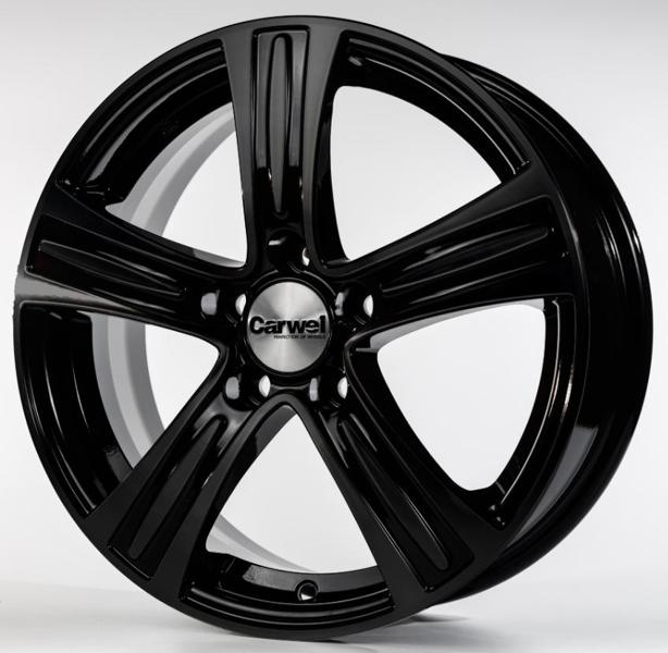 Диски Carwel Лямбда 6 х 15 5*112 Et: 43 Dia: 66.6 черный матовый