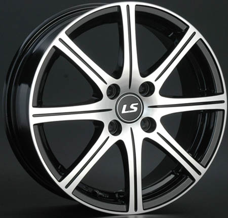 Диски LS wheels H3001 6 х 15 4*100 Et: 45 Dia: 73.1 черный полностью полированный
