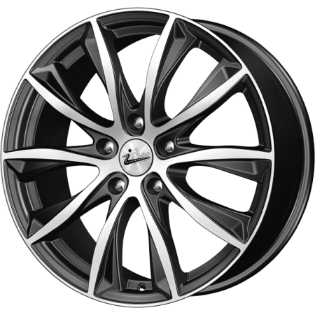 Диски iFree Кazaнтип 7.5 х 18 5*108 Et: 47 Dia: 60.1 черный с проточкой глянцевый