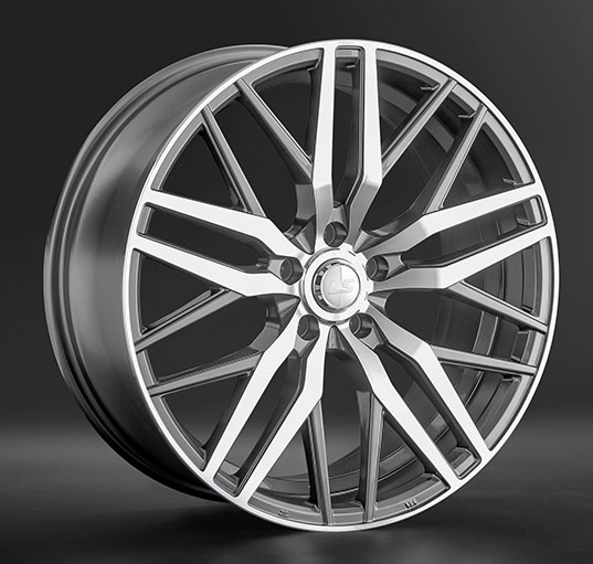 Диски LS wheels LS1323 8.5 х 20 5*114,3 Et: 40 Dia: 67.1 серый с полировкой