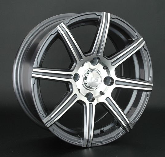 Диски LS wheels LS571 6.5 х 15 4*100 Et: 40 Dia: 73.1 серый с полировкой