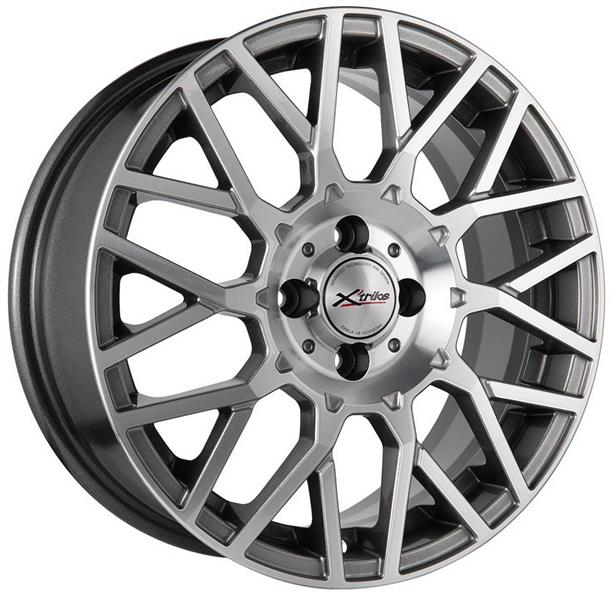 Диски X'trike X-125 6.5 х 16 4*98 Et: 35 Dia: 58.6 серый с полировкой