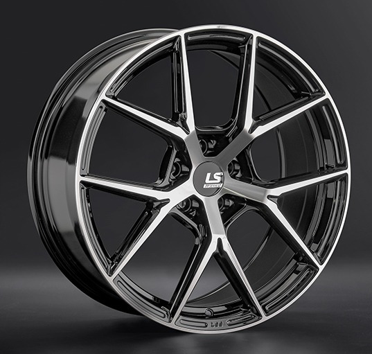 Диски LS wheels FlowForming RC78 8.5 х 19 5*114,3 Et: 40 Dia: 67.1 черный полностью полированный