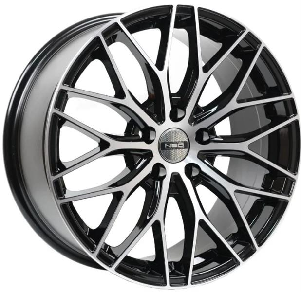 Диски NEO 840 8 х 18 5*114,3 Et: 45 Dia: 60.1 черный с проточкой глянцевый