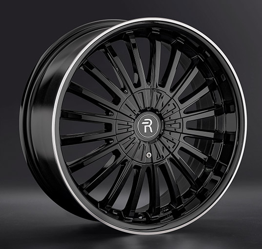 Диски Replay TA12 7.5 х 17 6*139,7 Et: 36 Dia: 100.1 черный с полированным ободом