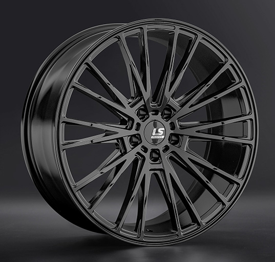 Диски LS wheels FlowForming RC60 9 х 21 5*120 Et: 25 Dia: 72.6 черный матовый