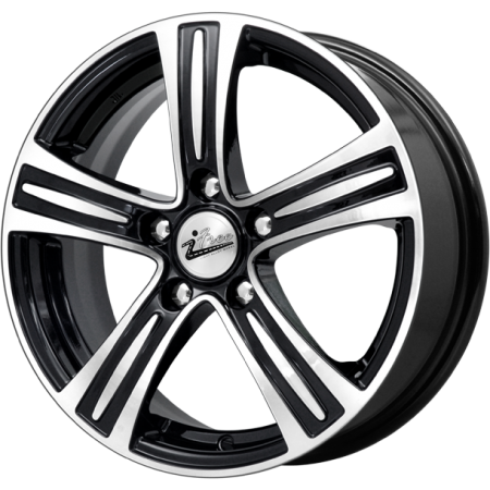 Диски iFree S.U. 6 х 15 5*100 Et: 38 Dia: 57.1 черный с проточкой глянцевый