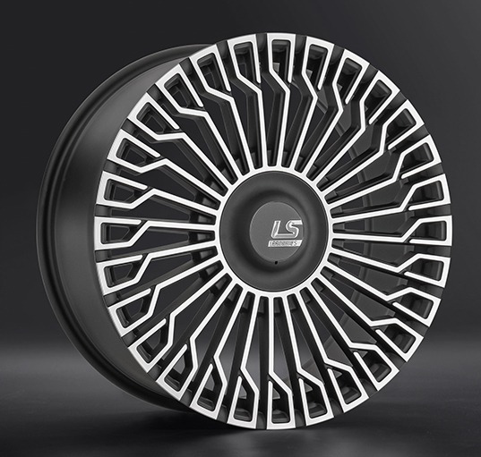 Диски LS wheels FlowForming RC99 9 х 22 5*120 Et: 42 Dia: 62.6 черный с проточкой матовый