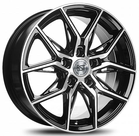 Диски RST R146 6.5 х 16 5*108 Et: 33 Dia: 60.1 черный с проточкой глянцевый