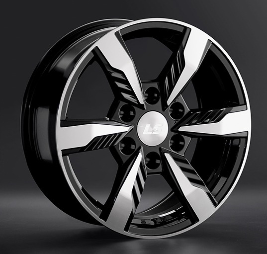 Диски LS wheels LS1301 7.5 х 17 6*139,7 Et: 30 Dia: 106.1 черный полностью полированный