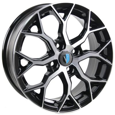 Диски VENTI 1519 6 х 15 4*98 Et: 40 Dia: 58.6 черный с проточкой глянцевый