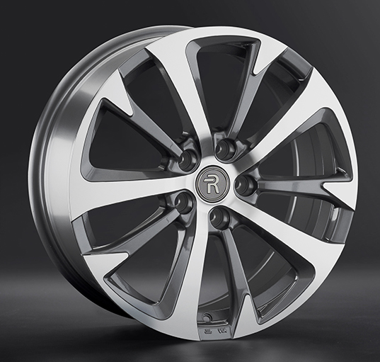 Диски Replay FA32 7.5 х 18 5*114,3 Et: 33 Dia: 67.1 серый с полировкой