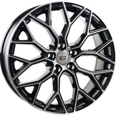Диски RST R059 7 х 19 5*114,3 Et: 45 Dia: 60.1 черный с проточкой глянцевый