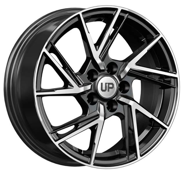 Диски Wheels UP Up115 6.5 х 15 4*100 Et: 45 Dia: 60.1 черный с проточкой глянцевый