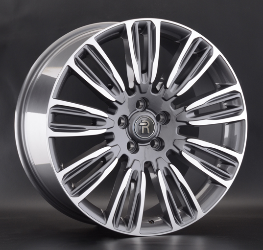 Диски Replay LR73 9.5 х 22 5*120 Et: 49 Dia: 72.6 серый с полировкой