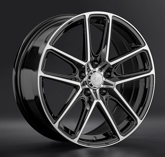 Диски LS wheels LS1360 7.5 х 17 5*108 Et: 33 Dia: 65.1 черный полностью полированный