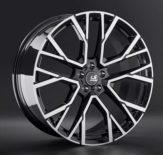 Диски LS Forged FG07  9.5 х 21 5*112 Et: 31 Dia: 66.6 черный полностью полированный