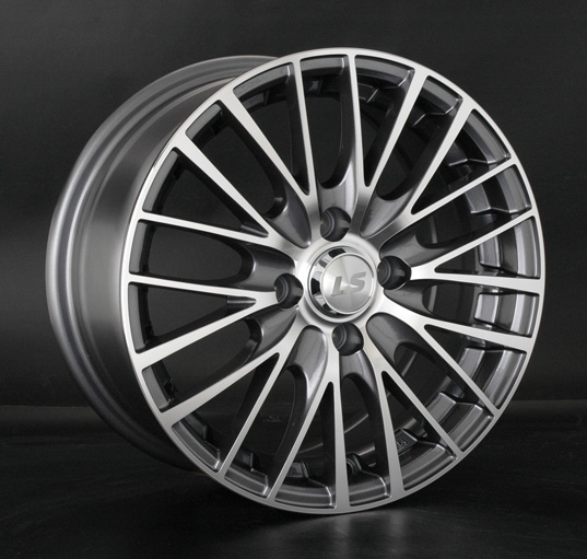Диски LS wheels LS 768 6 х 14 4*100 Et: 40 Dia: 73.1 серый с полировкой