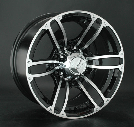 Диски LS wheels LS 766 8 х 17 6*139,7 Et: 10 Dia: 107.6 черный полностью полированный