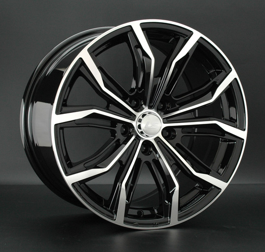 Диски LS wheels LS 750 7.5 х 17 5*114,3 Et: 45 Dia: 73.1 черный полностью полированный