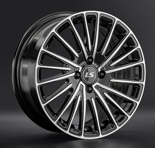 Диски LS wheels LS1356 7 х 16 4*98 Et: 28 Dia: 58.6 черный полностью полированный