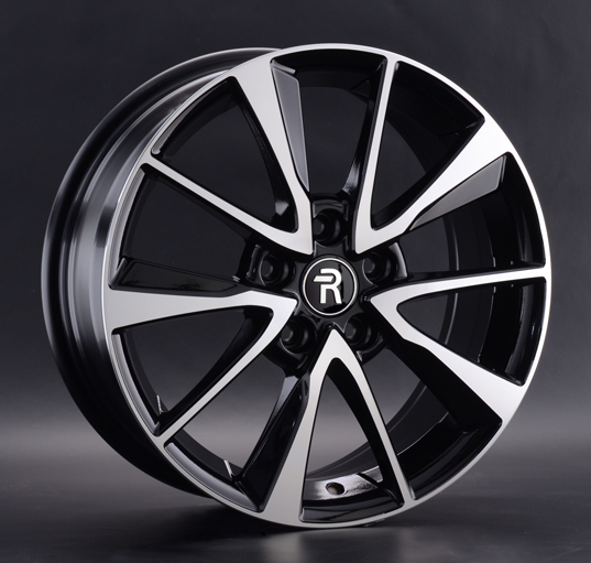 Диски Replay HND277 7 х 17 5*114,3 Et: 50 Dia: 67.1 черный полностью полированный