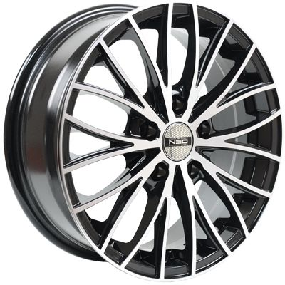 Диски Tech Line 671 6.5 х 16 5*114,3 Et: 45 Dia: 67.1 черный с проточкой глянцевый