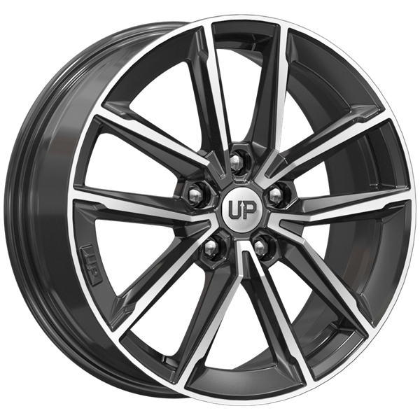 Диски Wheels UP Up104 6.5 х 17 5*114,3 Et: 49 Dia: 67.1 черный с проточкой глянцевый