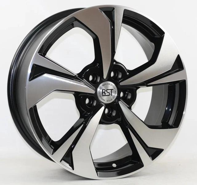 Диски RST R217 7 х 17 5*108 Et: 40 Dia: 54.1 черный с проточкой глянцевый