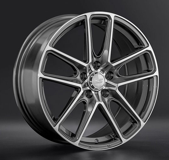 Диски LS wheels LS1360 7.5 х 17 5*108 Et: 50 Dia: 63.3 серый с полировкой