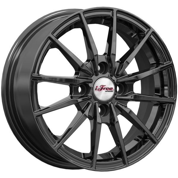 Диски iFree Финчер 5.5 х 14 4*100 Et: 43 Dia: 60.1 черный матовый
