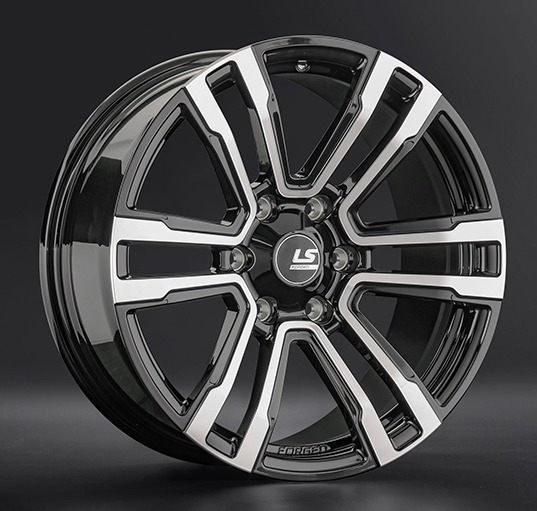 Диски LS Forged FG11 7.5 х 18 6*139,7 Et: 25 Dia: 106.1 черный полностью полированный