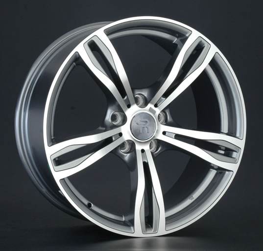 Диски Replay B129 8 х 17 5*120 Et: 43 Dia: 72.6 серый с полировкой