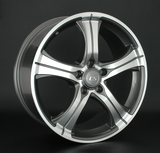 Диски LS wheels LS732 8 х 18 5*114,3 Et: 40 Dia: 73.1 серый с полировкой