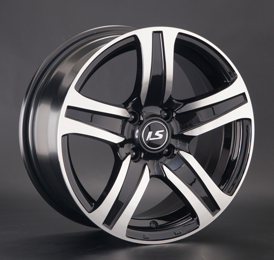 Диски LS wheels LS145 6.5 х 15 4*100 Et: 40 Dia: 73.1 черный полностью полированный