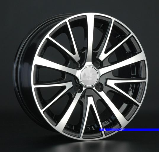 Диски LS wheels 808 7 х 16 5*114,3 Et: 40 Dia: 73.1 черный полностью полированный