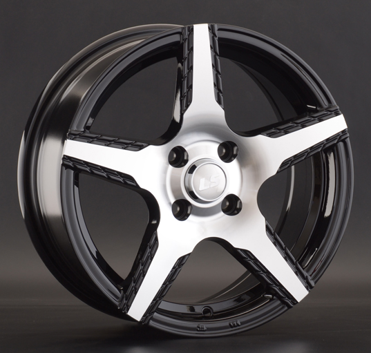 Диски LS wheels LS 888 7.5 х 17 5*114,3 Et: 35 Dia: 73.1 черный полностью полированный