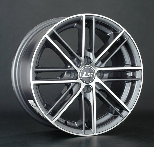 Диски LS wheels LS478 6.5 х 15 4*100 Et: 40 Dia: 73.1 серый с полировкой