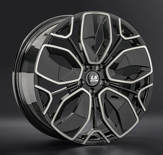 Диски LS Forged FG38 9 х 21 5*114,3 Et: 45 Dia: 60.1 черный полностью полированный