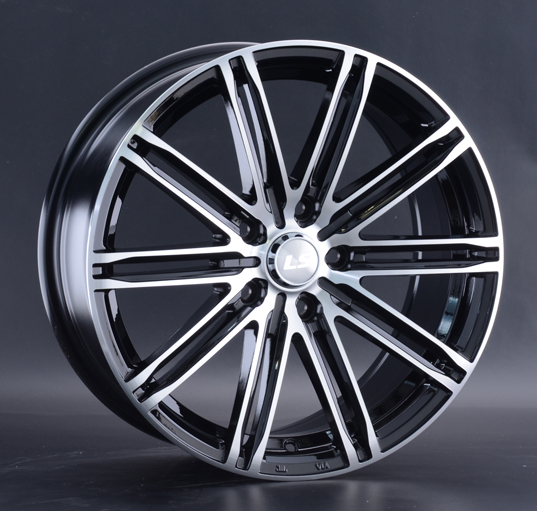 Диски LS wheels 848 6 х 14 4*98 Et: 35 Dia: 58.6 черный полностью полированный