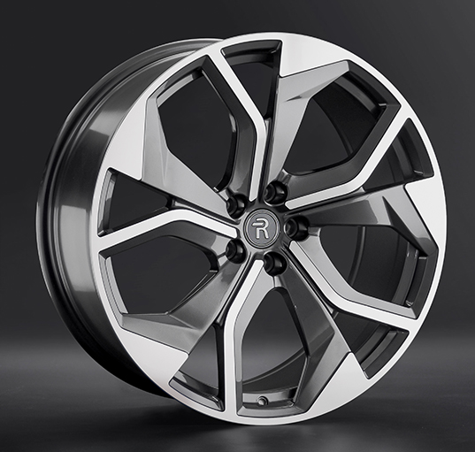 Диски Replay B333 9.5 х 21 5*112 Et: 37 Dia: 66.6 серый с полировкой