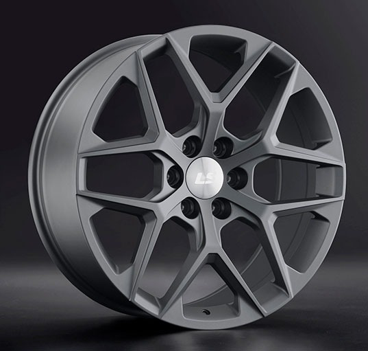 Диски LS wheels LS1372 9 х 22 6*139,7 Et: 30 Dia: 100.1 серый матовый