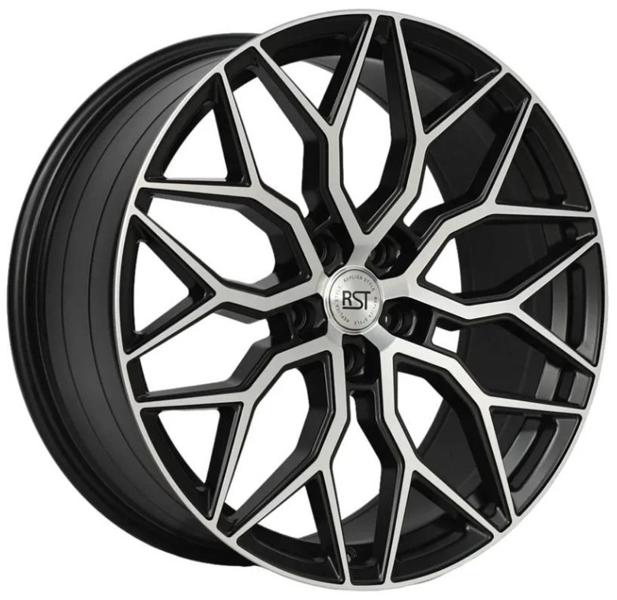 Диски RST R2104FF 9 х 21 5*120 Et: 40 Dia: 64.1 черный с проточкой матовый