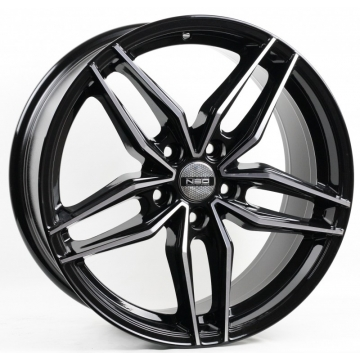 Диски NEO 882 8 х 18 5*108 Et: 45 Dia: 63.3 черный с проточкой глянцевый